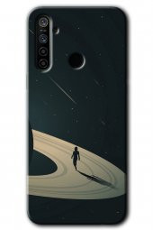 Realme 5i Kılıf HD Desen Baskılı Arka Kapak - Space Planet - 1