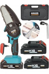 Mager Alman 88 V 10 Ah Akülü Dal Kesme Budama Testeresi - 1