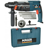 Mager Elektrikli Germany Technolgy 28 MM 2200 WAT Profesyonel Kırıcı Delici Matkap Özel Tasarım - 1