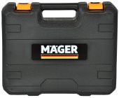 Mager 58 Wat 5 Ah Şarjlı DARBELİ Vidalama Matkap Ve Gator Grip Efsane Soket Çantalı Setli - 3