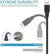 PrimeX PX-USB05 0.5 Metre USB to USB Kablo, Notebook Soğutucu Kablosu, Kısa Usb Kablo - 2