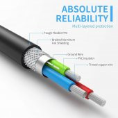 PrimeX PX-USB05 0.5 Metre USB to USB Kablo, Notebook Soğutucu Kablosu, Kısa Usb Kablo - 4