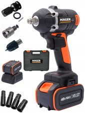 Mager MGR1048VBSMetal Şanzuman Led Göstergeli Somun Sıkma Makinası - 1
