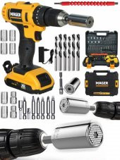 Mager MGRK1032DRB Darbeli Usta Setli Ve Gator Soket Hediyeli - 1