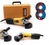Mager Mgr10115dt 115 Mm Devir Ayarlı Avuç İçi Taşlama Spiral Makinası Özel Taşıma Çantalı - 1