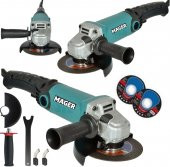 Mager MGR10125M  Avuç Taşlama Makinesi Spral - 1