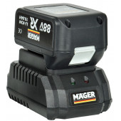 Mager 88 Wat 10 Ah Kömürsüz Motor Çift Akülü Taşlama Spiral Makinası - 5