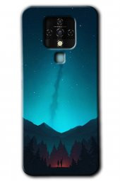 Tecno Camon 16 Kılıf HD Desen Baskılı Arka Kapak - Night Fores Mount - 1