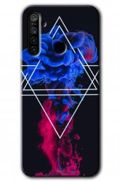 Realme 5i Kılıf HD Desen Baskılı Arka Kapak - Mekanik Duman 1 - 1