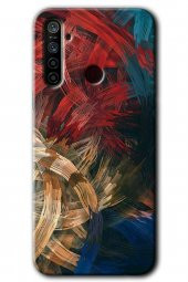 Realme 5i Kılıf HD Desen Baskılı Arka Kapak - Karma Boyalar - 1