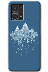 Oppo Reno 7 4G Kılıf HD Desen Baskılı Arka Kapak - İceberg - 1