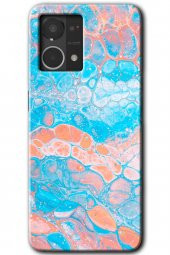 Oppo Reno 7 4G Kılıf HD Desen Baskılı Arka Kapak - Bubbles 1 - 1