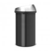 TANTİTONİ MATT BLACK DOKUNMATİK ÇÖP KUTUSU 60L BRA 402548 - 1