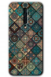 Oppo Reno 2z Kılıf HD Desen Baskılı Arka Kapak - Mandala Desen - 1