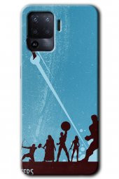 Oppo Reno 5 Lite Kılıf HD Desen Baskılı Arka Kapak - Avengers Team - 1