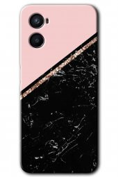 Oppo Reno 3 Kılıf HD Desen Baskılı Arka Kapak - Yarım Mermer - 1