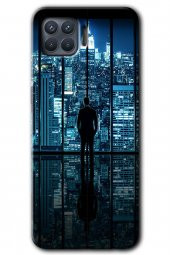 Oppo Reno 4 Lite Kılıf HD Desen Baskılı Arka Kapak - Şehir Manzarası - 1