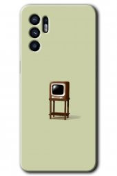 Oppo Reno 6 Kılıf HD Desen Baskılı Arka Kapak - Retro-TV - 1