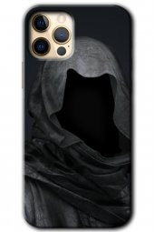 iPhone 12 Pro Max Kılıf HD Desen Baskılı Arka Kapak - Death - 1