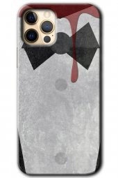 iPhone 12 Pro Max Kılıf HD Desen Baskılı Arka Kapak - Gentleman Blood - 1