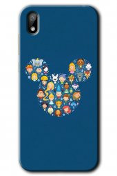 Huawei Y5 2019 Kılıf HD Desen Baskılı Arka Kapak - Mickey - 1