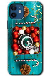 iPhone 12 Mini Kılıf HD Desen Baskılı Arka Kapak - Christmas - 1