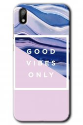 Huawei Y5 2019 Kılıf HD Desen Baskılı Arka Kapak - Good Vibes - 1