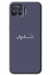 Oppo Reno 4 Lite Kılıf HD Desen Baskılı Arka Kapak - Sigara Zararlıdır - 1