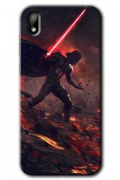 Huawei Y5 2019 Kılıf HD Desen Baskılı Arka Kapak - Darh Vader Wars - 1
