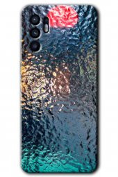 Oppo Reno 6 Kılıf HD Desen Baskılı Arka Kapak - Blur Cam - 1