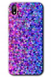 Huawei Y5 2019 Kılıf HD Desen Baskılı Arka Kapak - Pixel Mozaik - 1