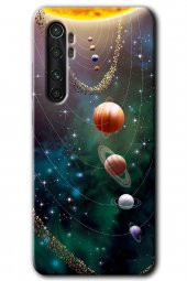 Xiaomi Mi Note 10 Lite Kılıf HD Desen Baskılı Arka Kapak - Cosmos - 1