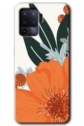 Oppo Reno 5 Lite Kılıf HD Desen Baskılı Arka Kapak - Portakal Çiçeği - 1