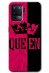 Oppo Reno 5 Lite Kılıf HD Desen Baskılı Arka Kapak - Queen - 1
