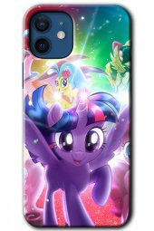 iPhone 12 Mini Kılıf HD Desen Baskılı Arka Kapak - Pony - 1