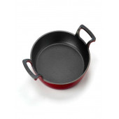 Lava Yuvarlak Kulplu 16-20 cm 2'li Döküm Sahan Seti-Kırmızı - 3