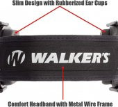 Walkers Razor Slim Passive 27dB Atış Kulaklığı - 3