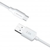 Dramex D26TK Type-C Data/Şarj Kablosu 2.6A 1mt Beyaz - 2