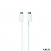 Winex Tecno Pova 3 3A 45W Type-C to Type-C 3Metre Data ve Hızlı Şarj Kablosu - 5
