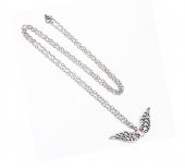 Gümüş Kaplama Erkek Albatros Kuşu Kolye - 1