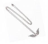 Gümüş Kaplama Erkek Albatros Kuşu Kolye - 4