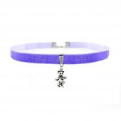 Mor Renk Ayıcık Choker Kolye - 1