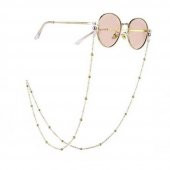 Gümüş Renk Top Zincir Gözlük Zinciri - 4