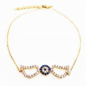 Melek Kanadı Nazar Boncuğu Kadın Bileklik - 1