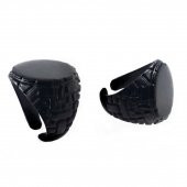 Mat Siyah Renk Erkek Taşsız Yüzük - 4