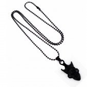 Siyah Renk Korsan Erkek Kolye - 3