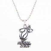 Gümüş Renk Erkek Miami Heat Kolye - 1