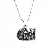 Gümüş Renk Erkek Bob Marley Kolye - 3