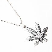 Marijuana Yaprak Erkek Kolye - 2