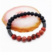 Jade & Hematit & Oniks Erkek Doğal Taş Bileklik - 2